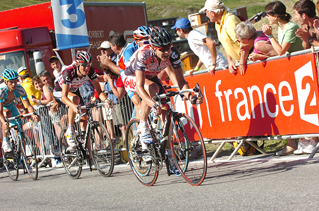 Cadel Evans in the 2007 Tour de France