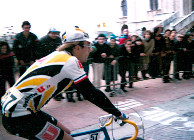 Laurent Fignon in the 1986 Tirreno Adriatico