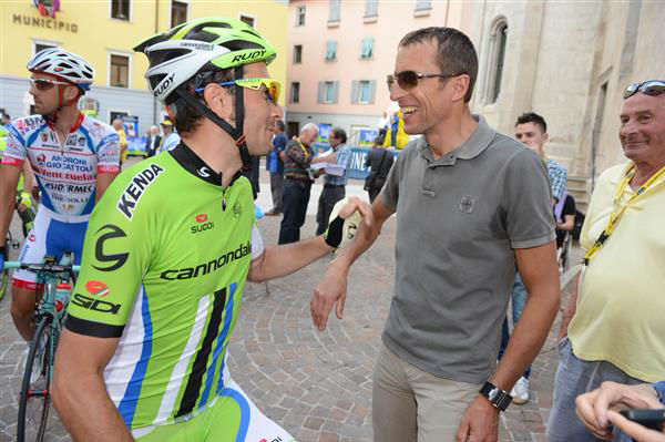 Ivan Basso and Maurizio Fondriest