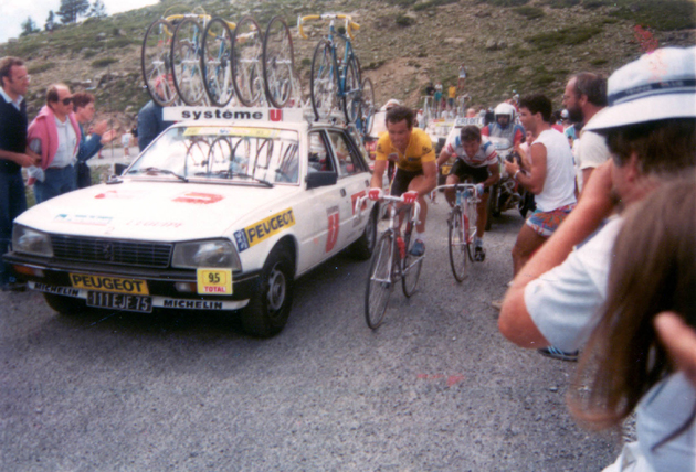 Bernard Hinault in stage 17