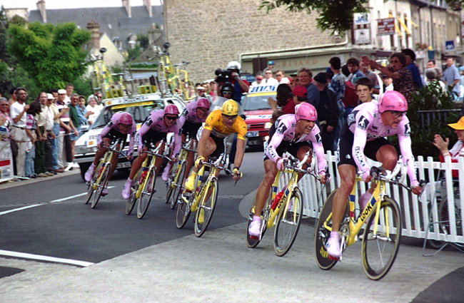 Team ONCE in the 1995 Tour de France