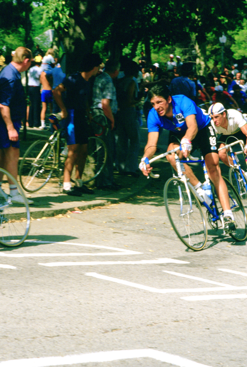 Moser riding the 1984 World Championships