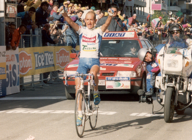 Pantani wins stage 15 of the 1994 Giro d'Italia