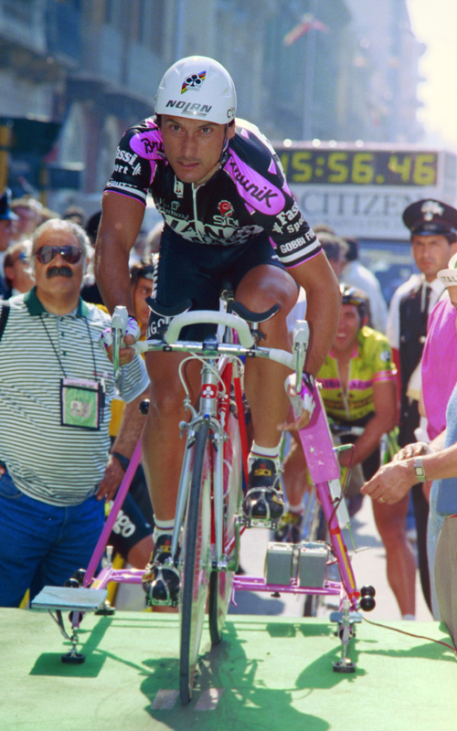 Saronni at the start of Giro stage 1