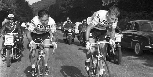 Jacques Anquetil and Jean Stablinski