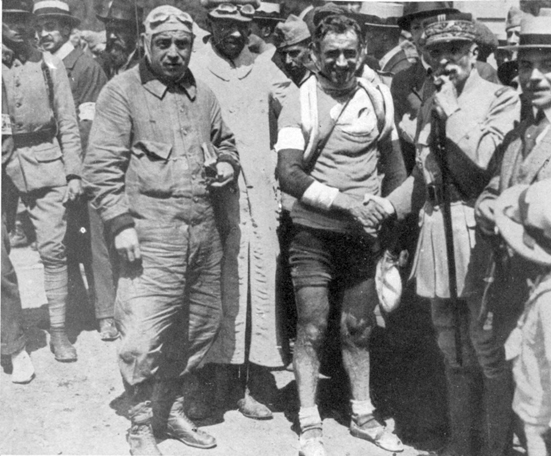 Phillipe thys after winning stage 13 of the 1920 Tour de France