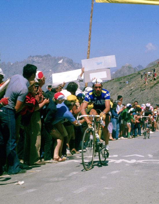 Lucien van Impe climbs to l'Alpe d'Huez in the 1979 Tour de France