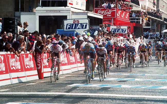 Erik Zabel in stage 4 of the 1995 Tour de France