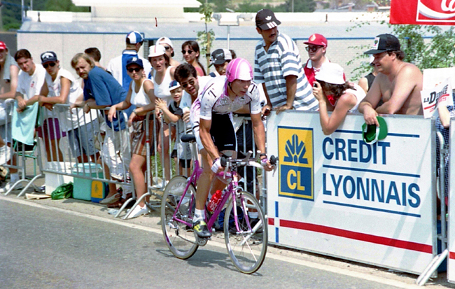 Erik ZAbel rides stage 8 of the 1995 Tour de France