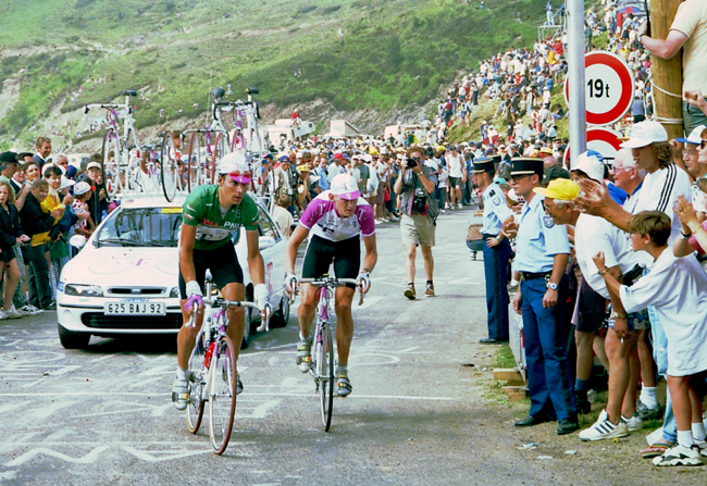 Erik Zabel in the Pyrenees