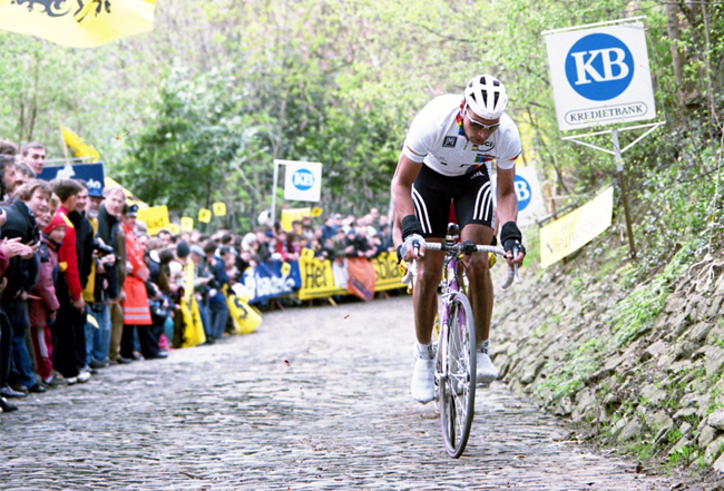 Erik Abel at the 1998 Tour of Flanders