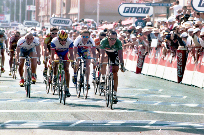 Zabel win stage 8 of the 1998 Tour de France