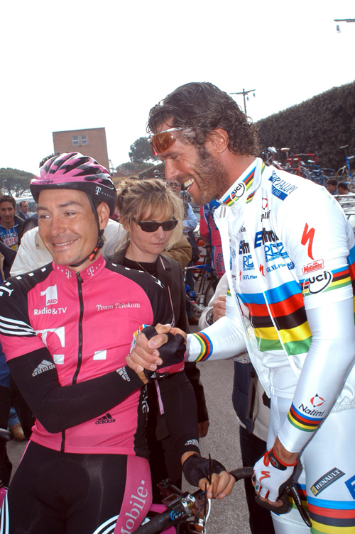 Erik Zabel with Mario Cipollini