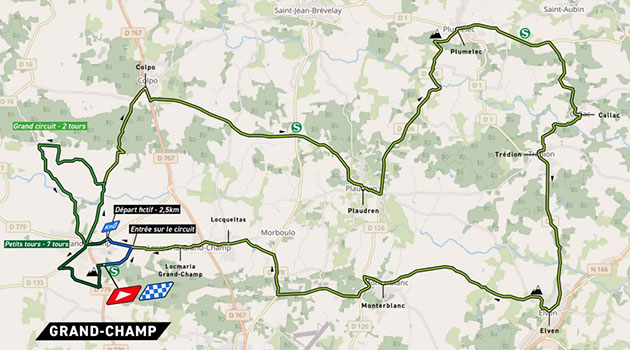 GP de Morbihan course map