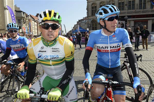 Simon Gerrans and Daniel Martin