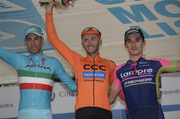 2015 Coppa Agostoni podium