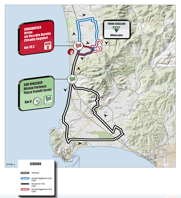 2015 GP Etruschi map