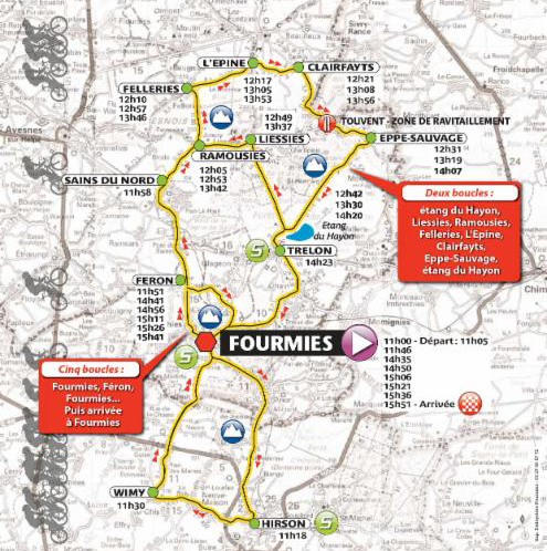 2015 GP Formies map