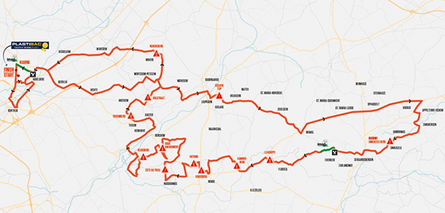 Kuurne-brussels-kuurne-map