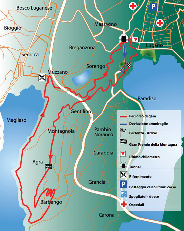 GP Lugano map