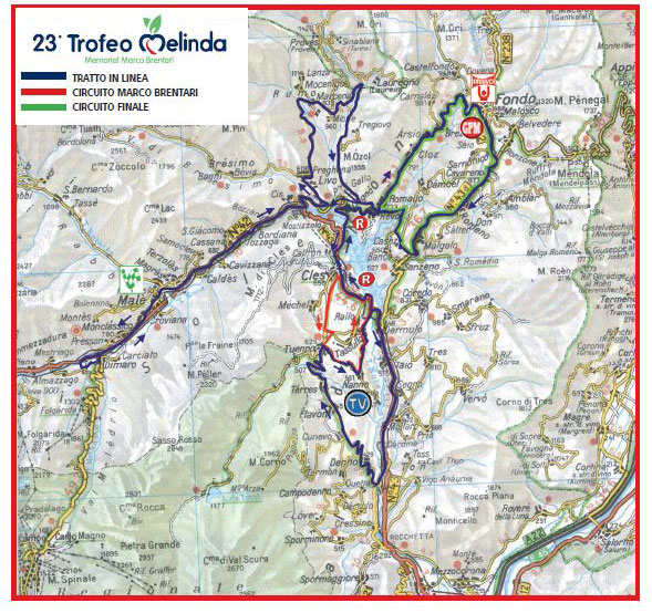 2014 Trofeo Melinda map