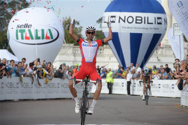 Giampaolo Caruso wins the 2014 Milano-Torino