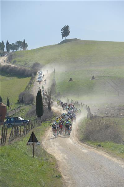 Racing the Strade Bianche