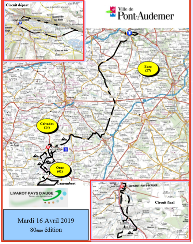 2019 Paris-Cemembert map