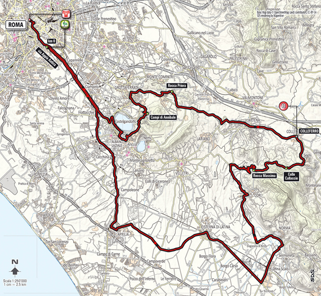 2014 Roma Maxima map