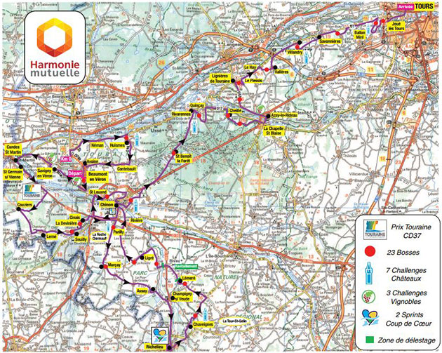 Roue Tourangelle map