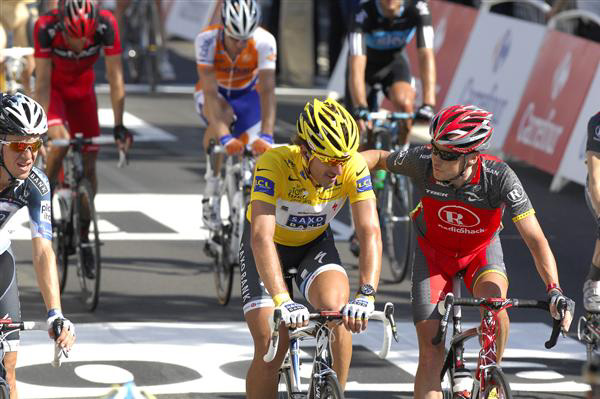 Chris Horner and Fabian Cancellara