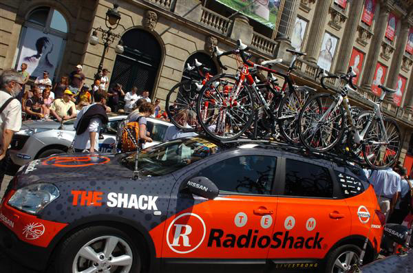 Radio Shack team car