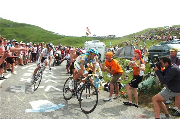 Alberto Contador and Andy Schleck