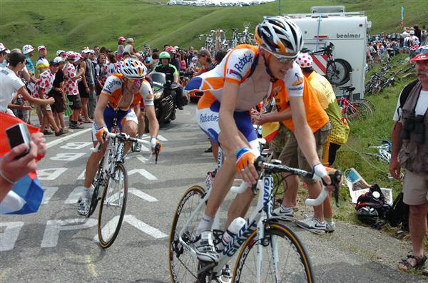 Denis Menchov and Robert Gesink