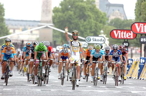 Cavendish wins stage 20