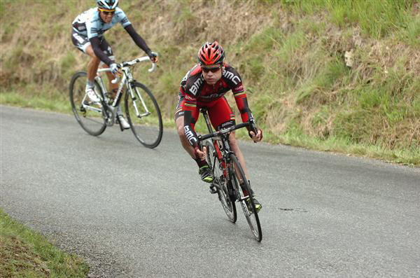 Cael Evans and Alberto Contador