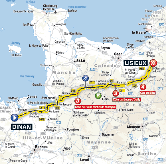 Stage 6 route map