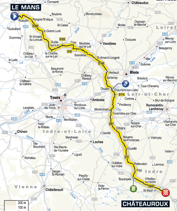 Stage 7 route map