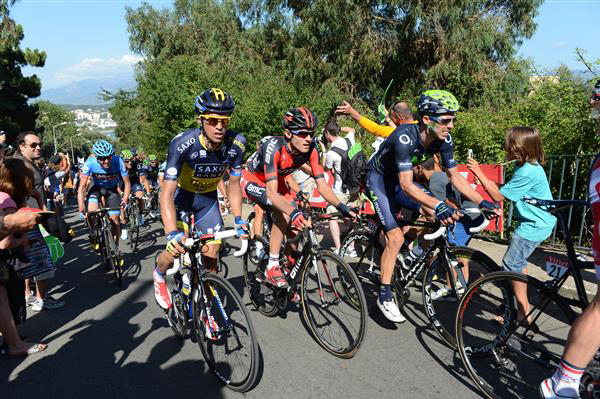 Alberto Contador with Tejay Van Garderen