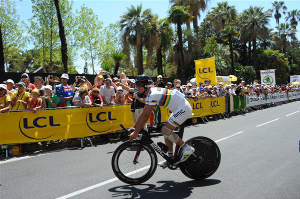 Philippe Gilbert at the start