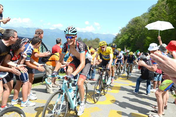 Andy Schleck Leads Chris Froome