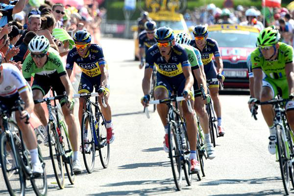 Alberto Contador and Roman kreuziger