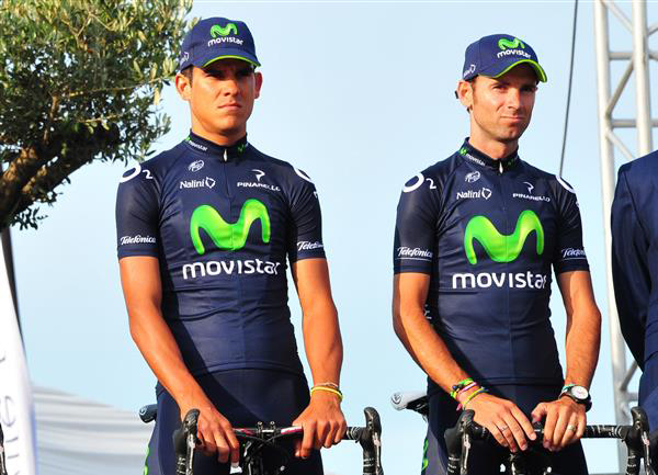 Andrey Amador and Alejandro Valverde