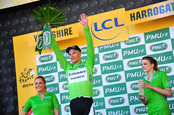 Marcel Kittel in the green Jersey