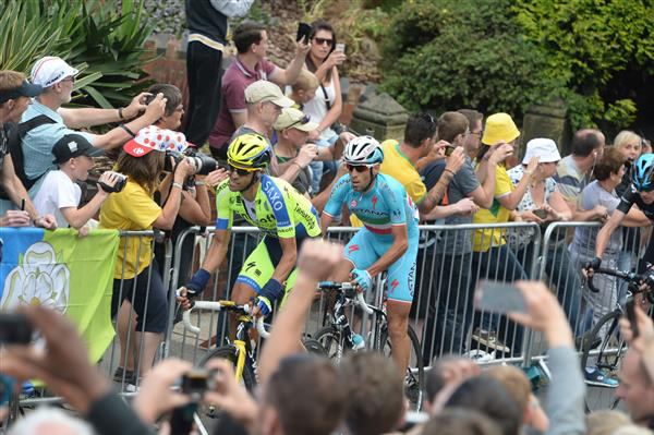 Vincenzo Nibali and Alberto Contador