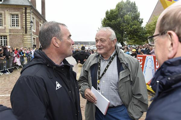 Bernard Hinault and Jean-Mari Leblance