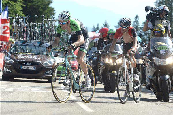 Bauke Mmollema and Frank Schleck