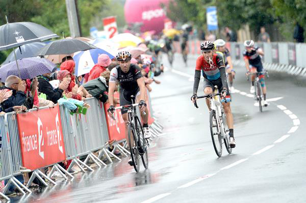 Jens Voigt and Frank Schleck