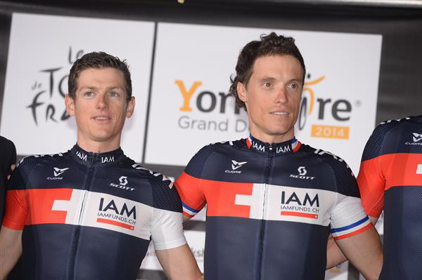 Mathias Frank and Sylvain Chavanel