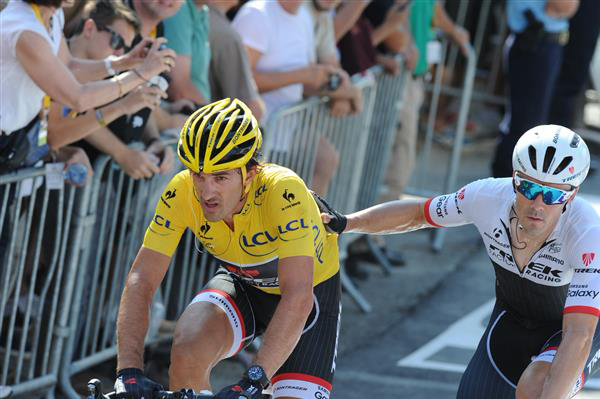 Fabina Cancellara and Markel Irizar